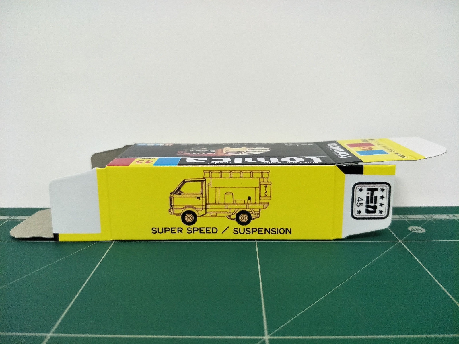 กล่องพิมพ์ Reproduction Box สำหรับ Tomica Black Box No.45 Suzuki Carry Chinese Noodle Vendor (กล่องเปล่า, ไม่มีรถ)