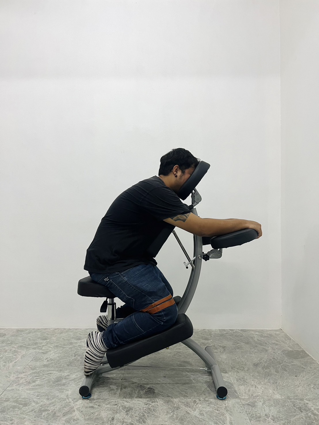 Chair Bed For Tattoo Equipment Furniture เก้าอี้สักหลัง ฺBLACK