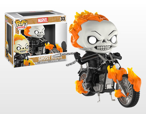 Marvel Comics - Funko POP! Ghost Rider & Hell Cycle [ของแท้]