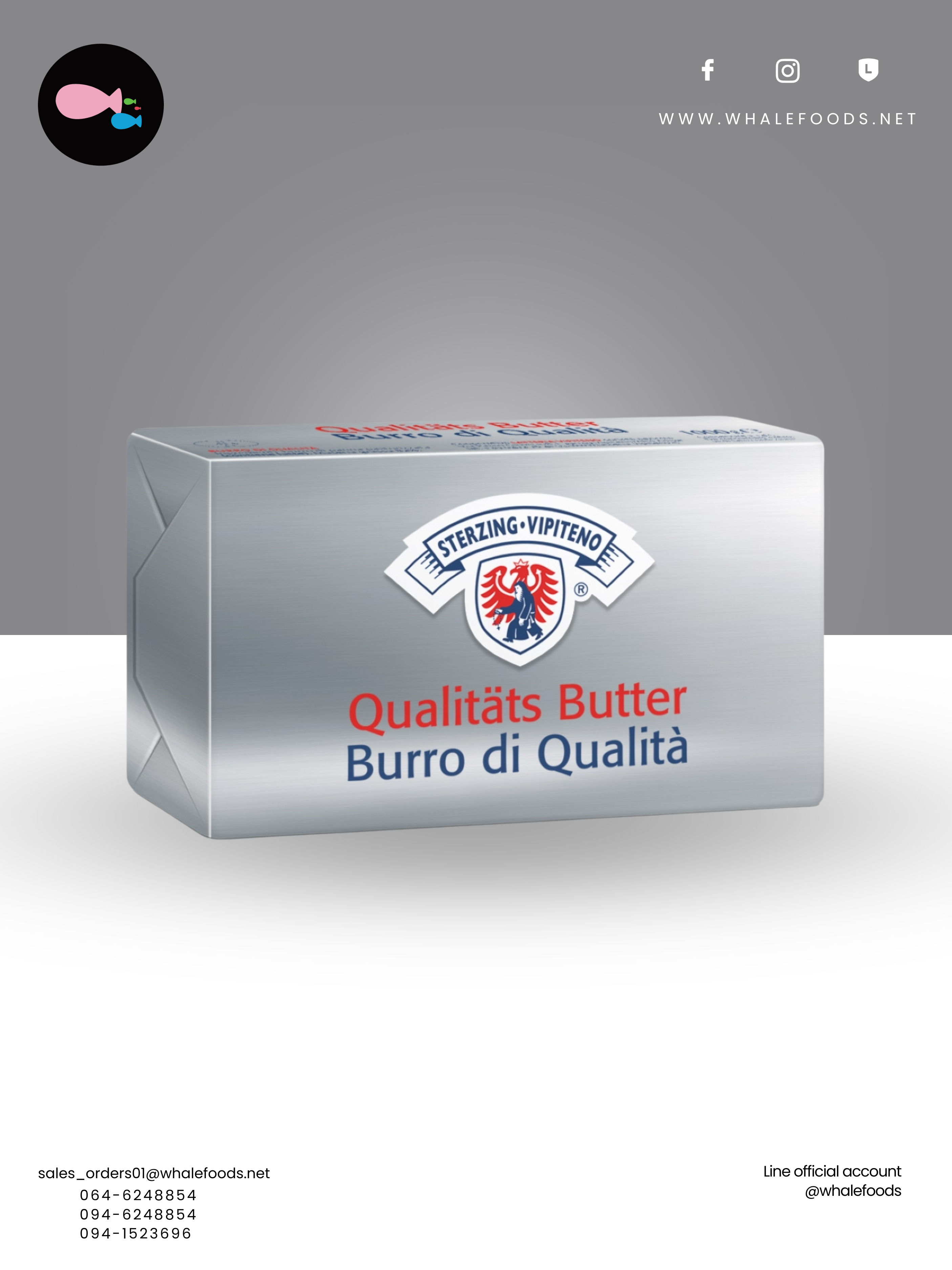 BUTTER VIPITENO SIZE : 1 KG
