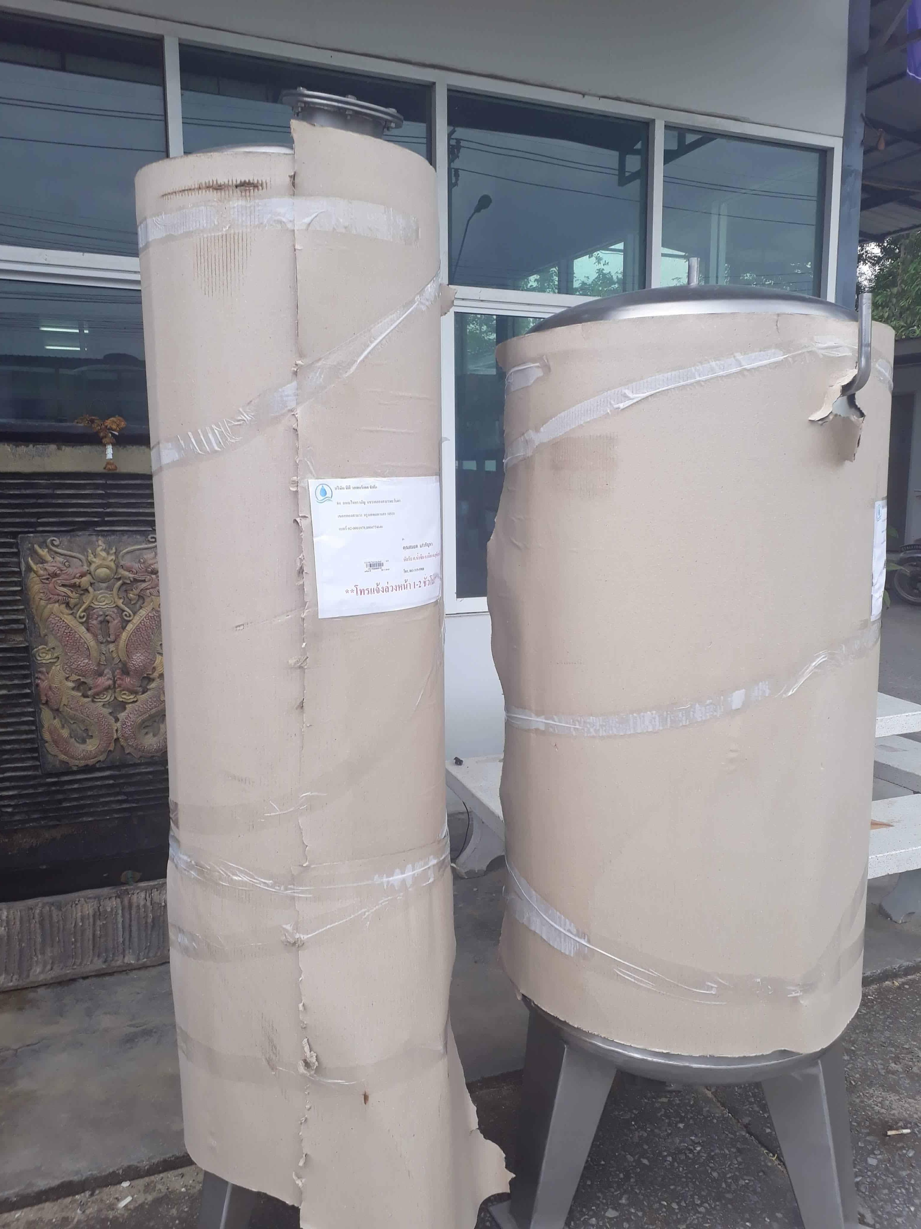 ถังกรองสแตนเลส48นิ้ว (150x8mm.)