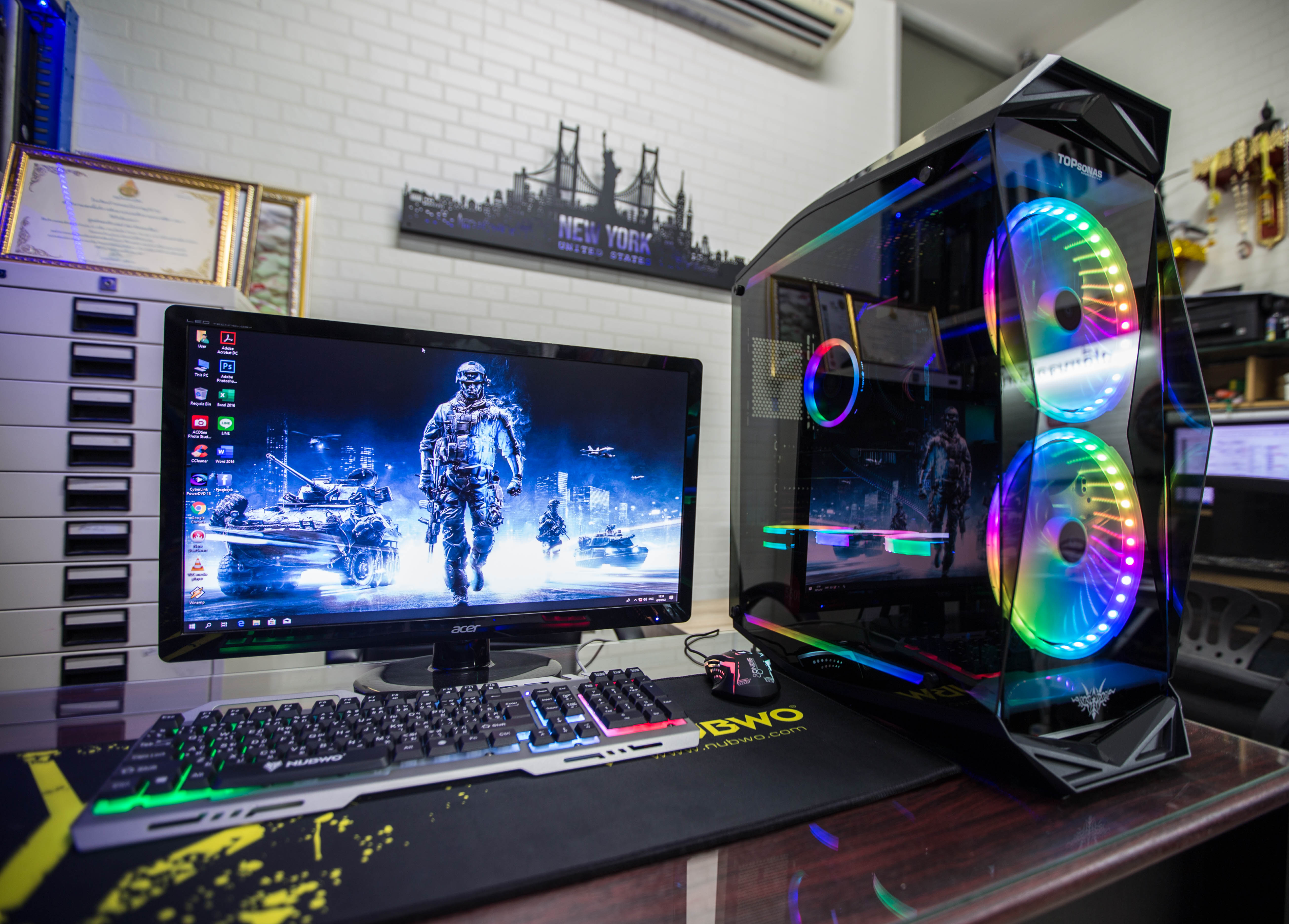 GAMING PC Core i5 GEN4 RAM8GB RX560 4Gb SSD240Gb