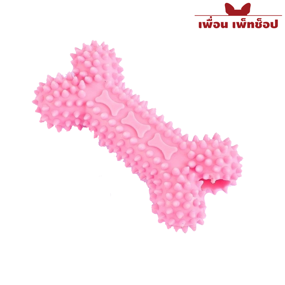 UT PT201920-01 ของเล่นยางกัดกระดูกหนาม คละสี