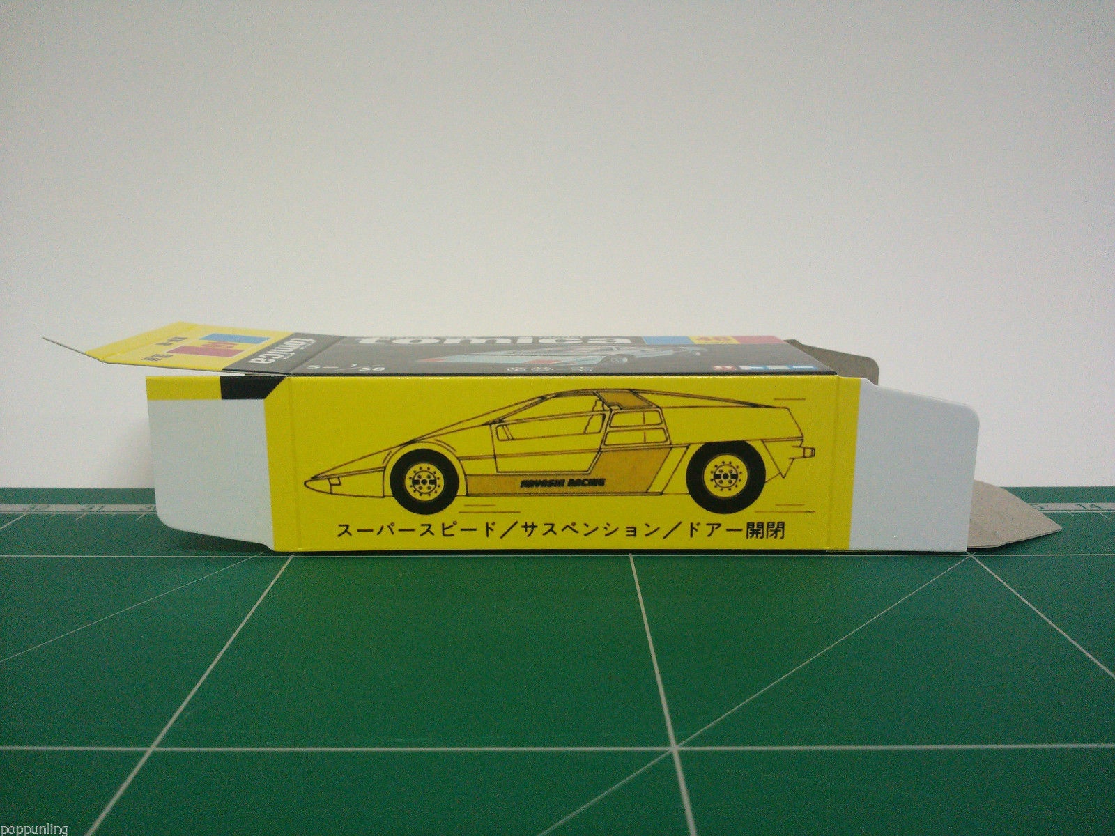 กล่องพิมพ์ Reproduction Box สำหรับ Tomica Black Box No.46 DOME-0 (กล่องเปล่า, ไม่มีรถ)