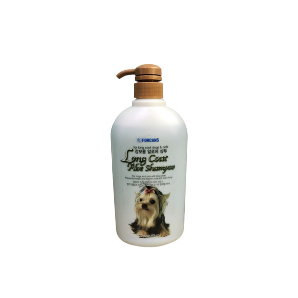Forcans Long Coat Aloe Shampoo สุนัขขนยาว 750 Ml.