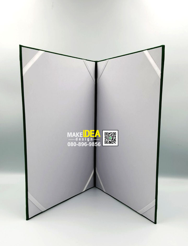 ปกผ้าไหม ใส่เอกสารลงนาม MOU ขนาด A4