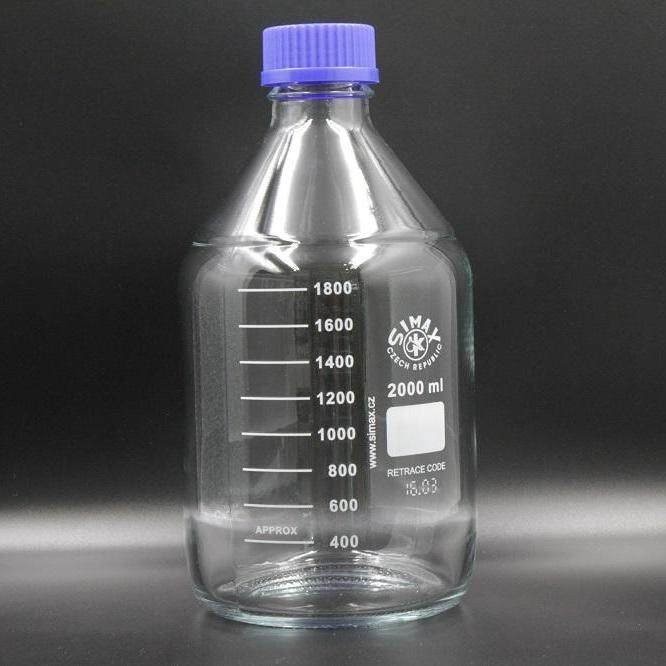 ขวดเก็บสาร 2000 ml Laboratory Bottle "Simax"