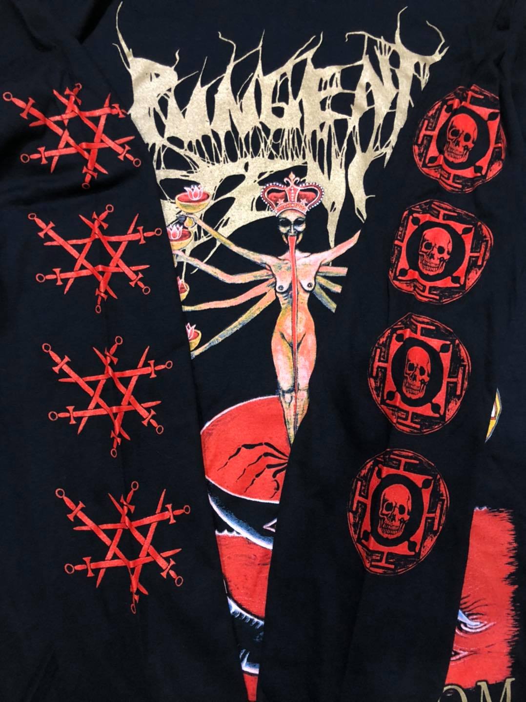 เสื้อวง Pungent Stench Smut Kingdom Longsleeves ปี 2018 Size M ลิขสิทธิ์แท้ 100%