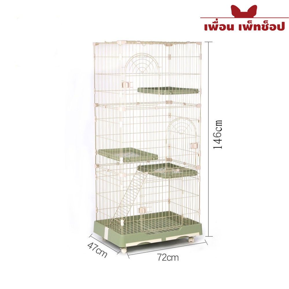BT Ktee G018 - CT-1-3 M 3 ชั้น 72x47x146 ซม. คละสี