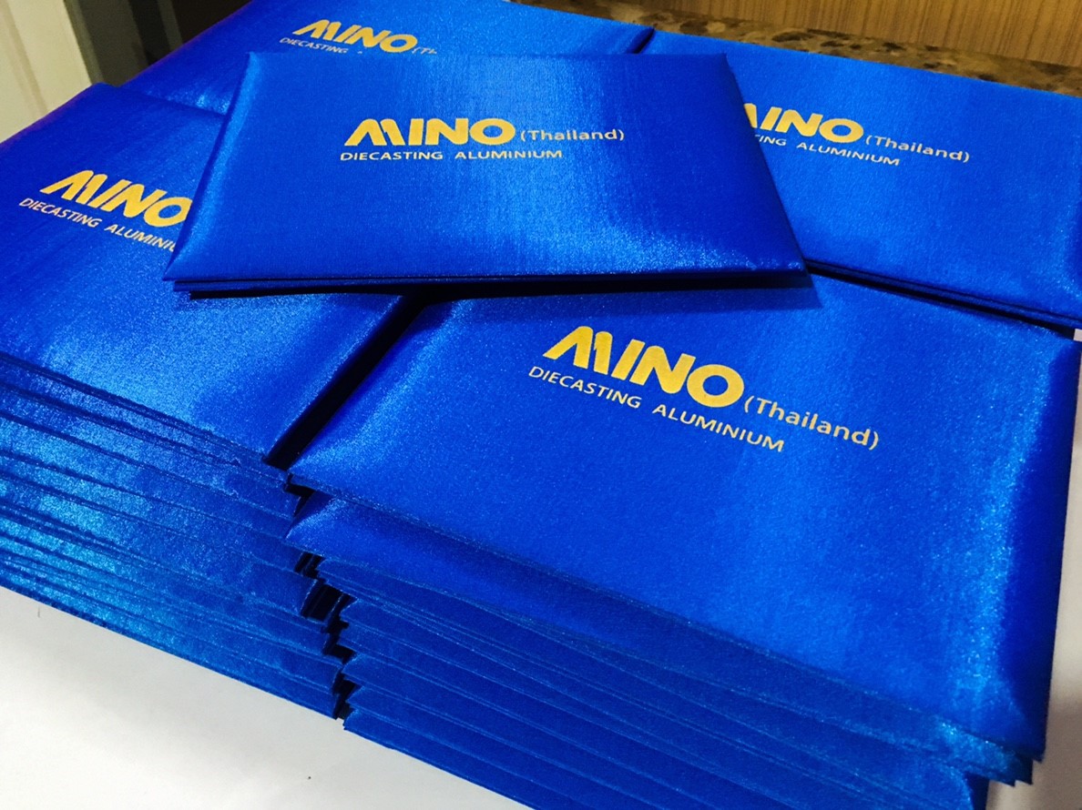 ปกผ้าไหมใส่ใบประกาศ ขนาด A5