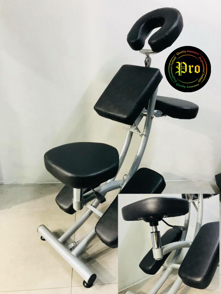 Chair Bed For Tattoo Equipment Furniture เก้าอี้สักหลัง ฺBLACK