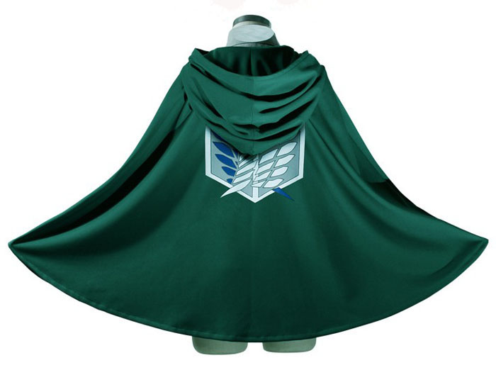 Attack on Titan - ผ้าคลุมมีฮู้ดของทีมสำรวจ