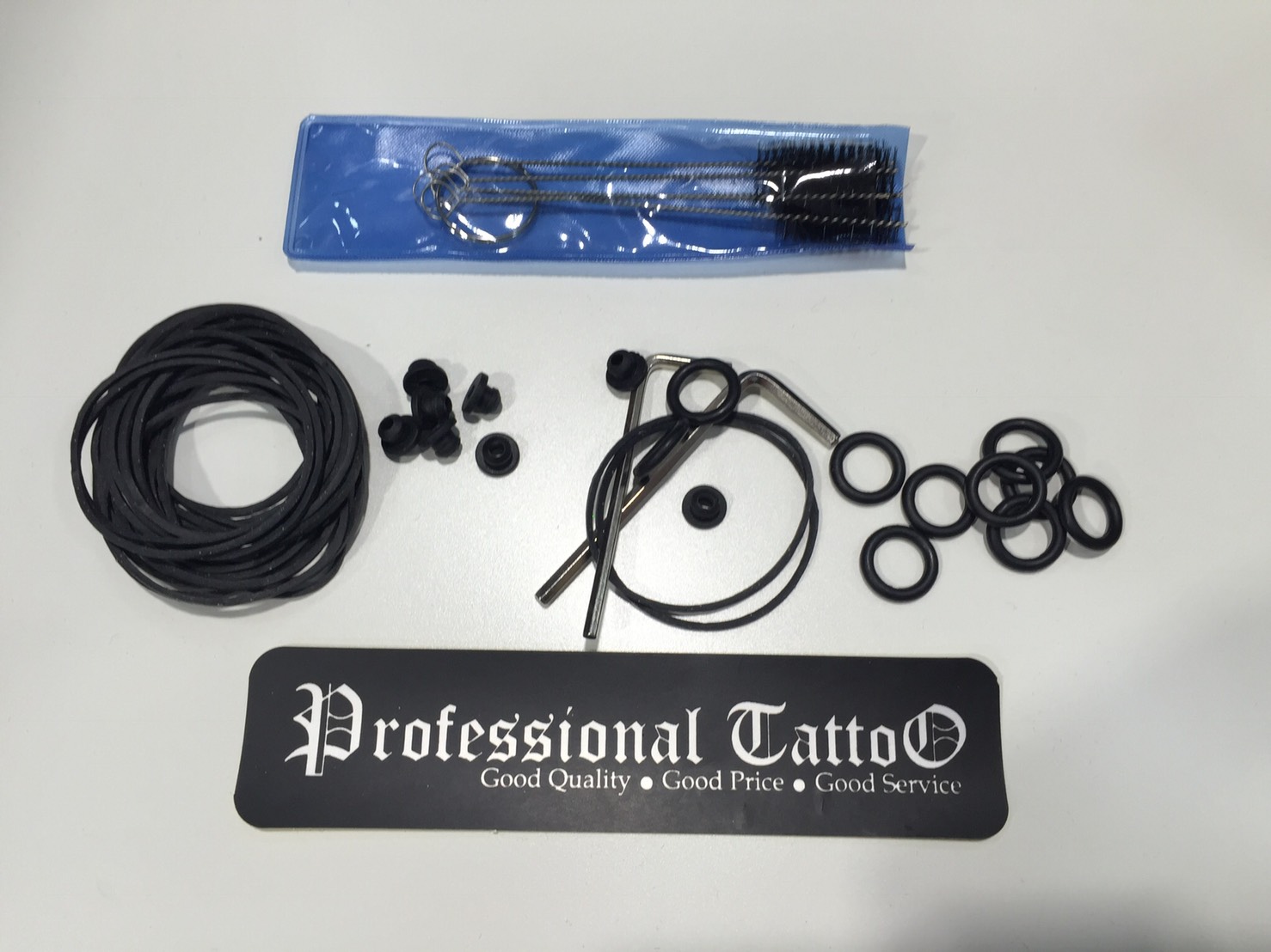 Professional Tattoo ชุดหัดสักเครื่องคอยชุดใหญ่ Tattoo Machine Set Size BIG