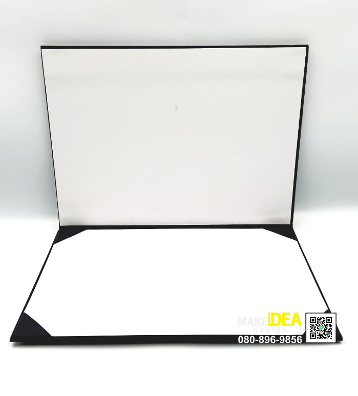 ปกผ้าสักหลาด ใส่ใบประกาศ ขนาด A4