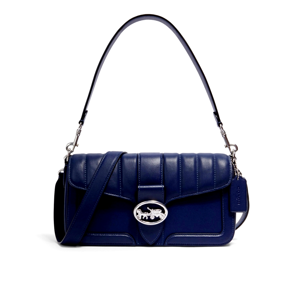 COACH 5567 GEORGIE SHOULDER BAG WITH LINEAR QUILTING (SVCT) [5567SVCT]