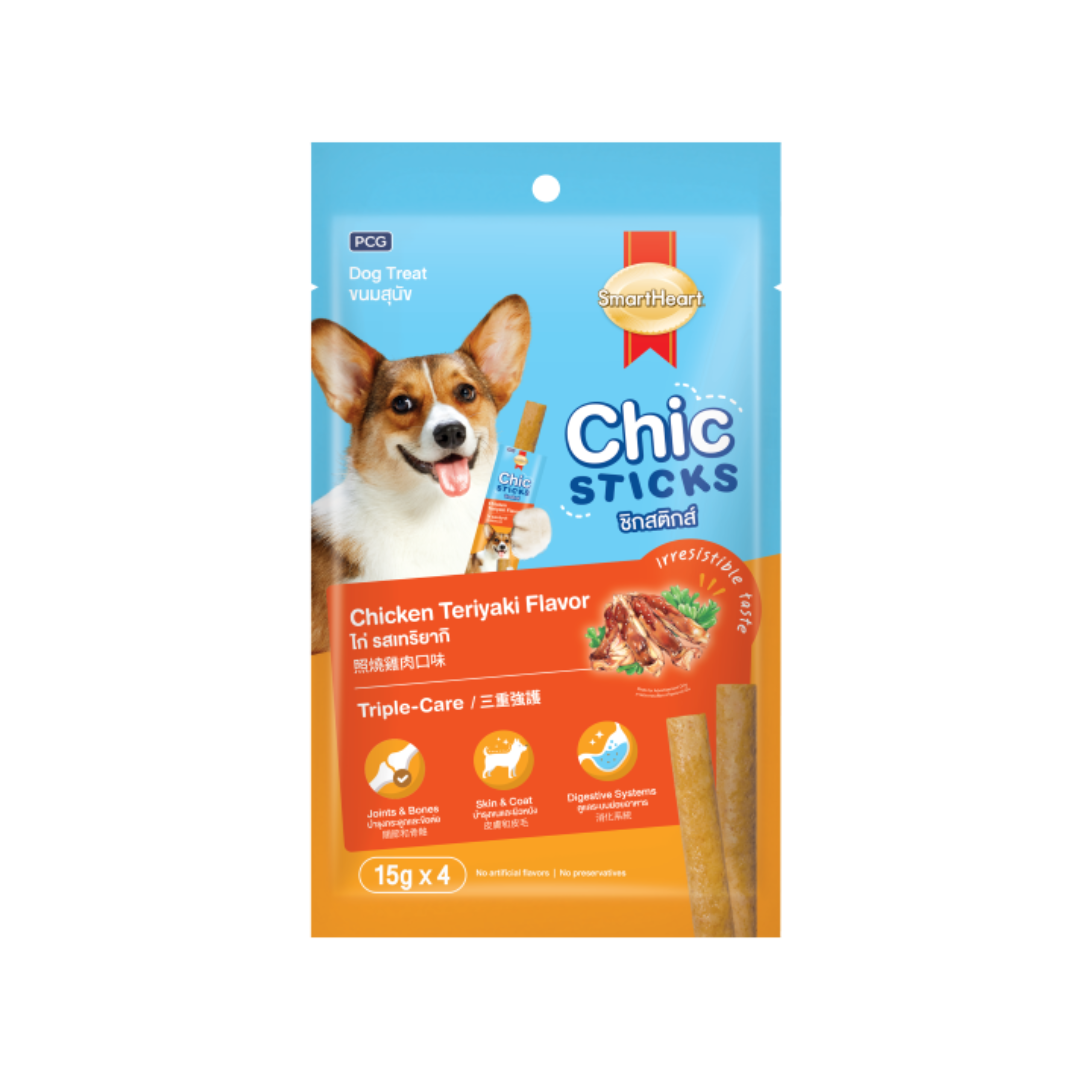 S/H Chic Stick ไก่รสเทอริยากิ 15g 4 ชิ้น