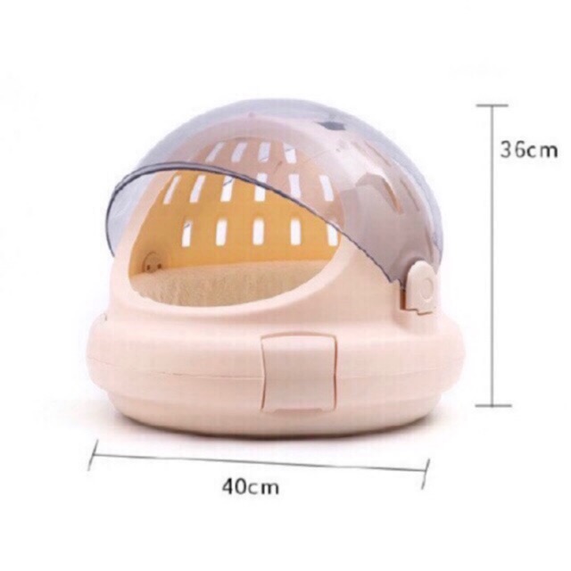 UT PC201923-01 กรงหิ้วน้องแมวอวกาศ *สีเขียว