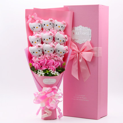 ช่อดอกไม้ - Hello Kitty No.01