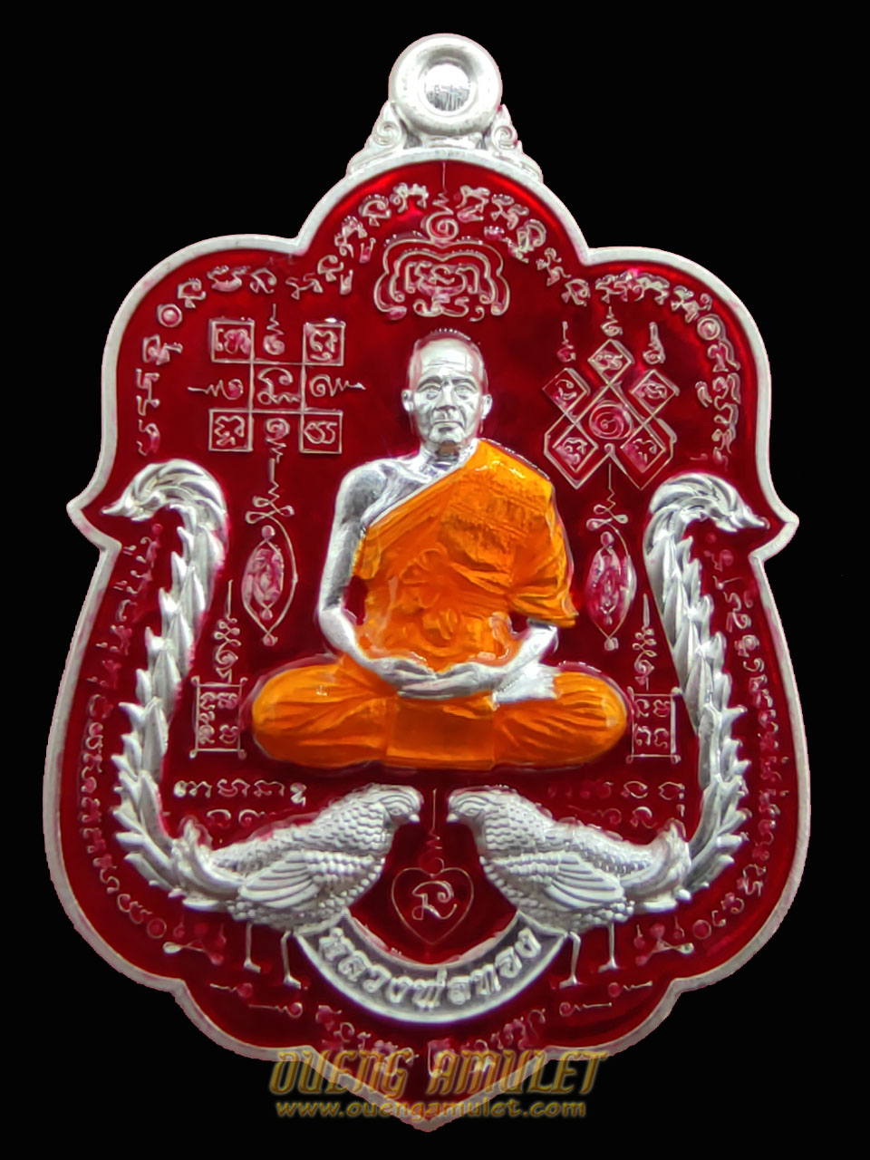 หลวงพ่อทอง รุ่นรวยหมื่นล้าน เนื้อเงินลงยา