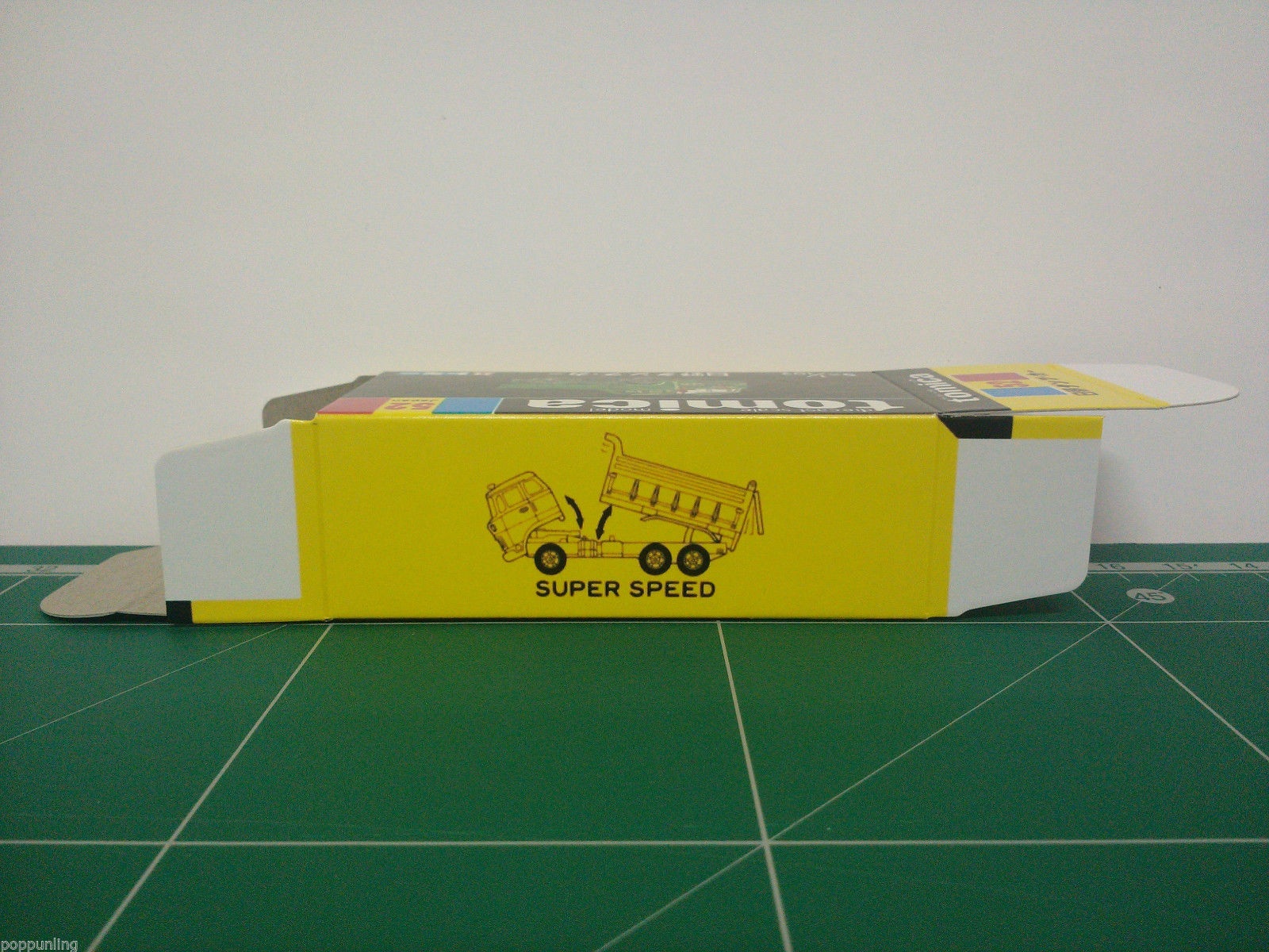 กล่องพิมพ์ Reproduction Box สำหรับ Tomica Black Box No.52 Hino Dump Car (กล่องเปล่า, ไม่มีรถ)