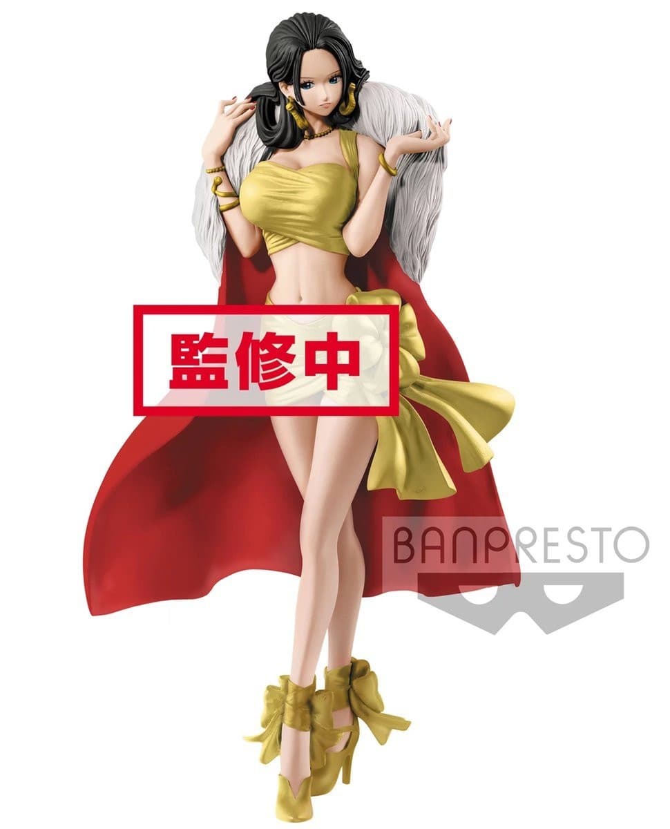 One Piece - Glitter & Glamours Boa Hancock Christmas Style Yellow [ของแท้] [แมวทอง] [พร้อมส่ง]