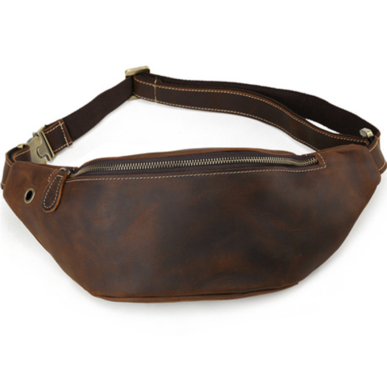 For You Leather LB25 กระเป๋าคาดอก กระเป๋าคาดเอว ผู้ชาย หนังแท้พรีเมียม LB25
