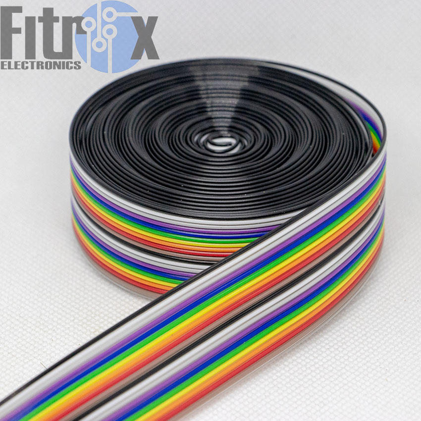 Rainbow Ribbon Cable สายแพสีรุ้ง (ฟุต)