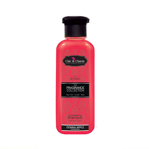 C&C Shampoo 250 ml. กลิ่น Donna Apple สีแดง