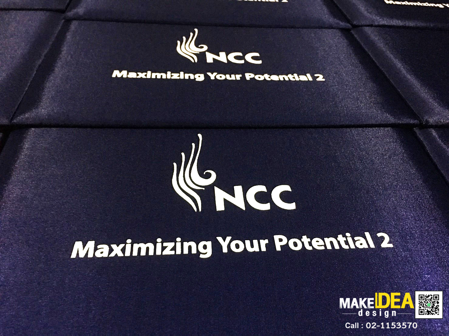 ปกผ้าไหมใส่เใบประกาศ ขนาด A4 แนวนอน