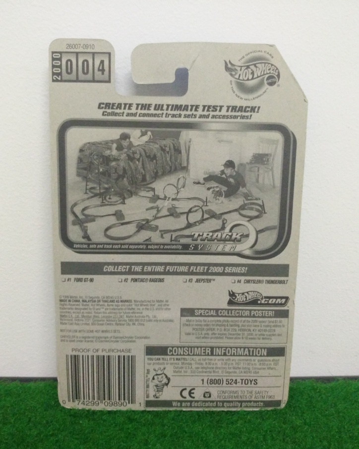 Hot Wheels Chrysler Thunderbolt; Future Fleet 2000 Series #4 of 4