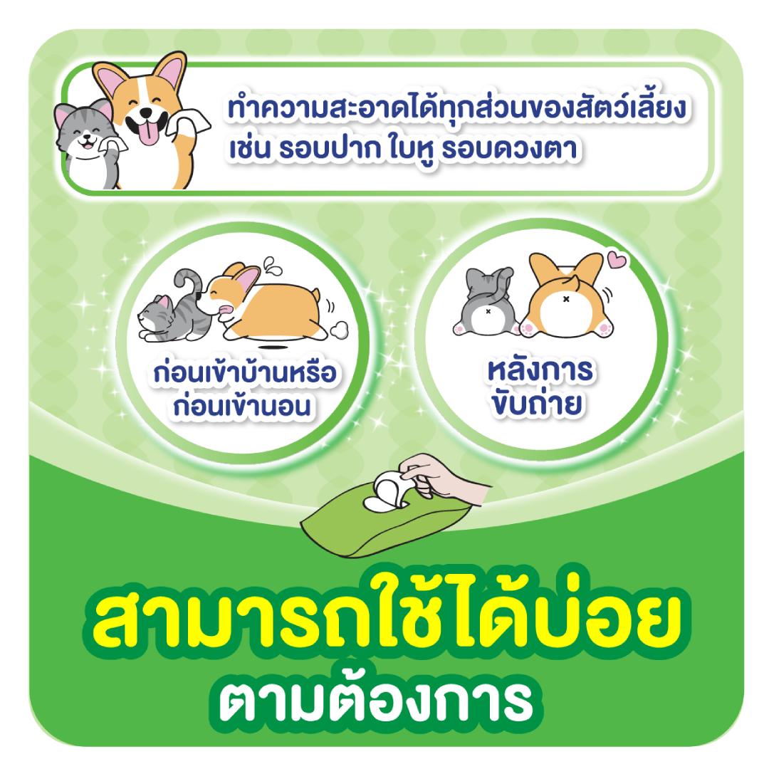 UC Deo Clean ทิชชู่เปียก สูตรไม่มีน้ำหอม 20 แผ่น