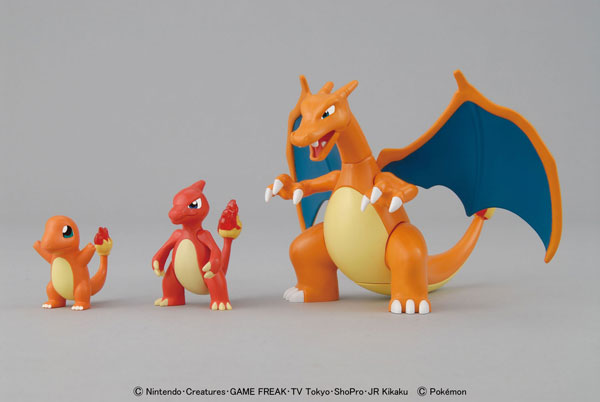 Pokemon - Plamo Collection No.29 Charmander Evolution Set [ของแท้]
