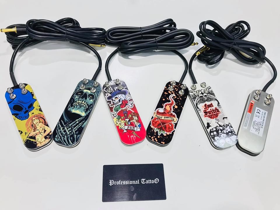 ฟุตสวิทช์แบนมีลาย Foot Switch สวิทช์เท้าเหยียบ