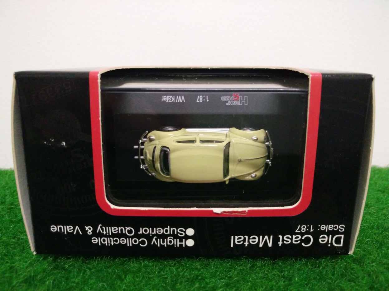 High Speed Die Cast Metal 1:87 VW Kafer (European Car Collection)