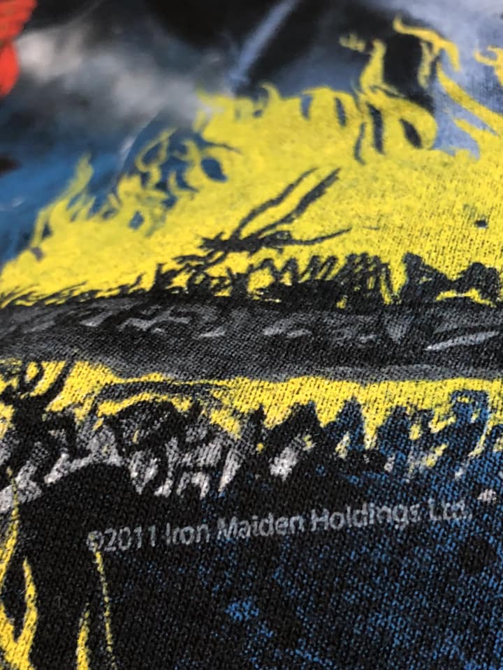 เสื้อวงดนตรี Iron Maiden The Number Of The Beast Ovp ปี 2011 Size S สินค้าลิขสิทธิ์แท้ 100%