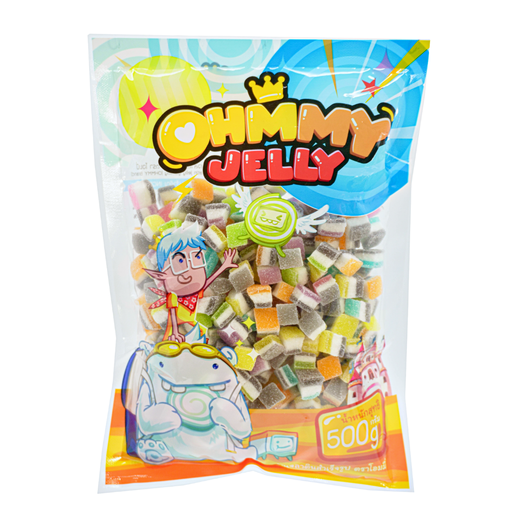 โอมมี่เยลลี่ - มินิแซนด์วิช โคล่า 500g.