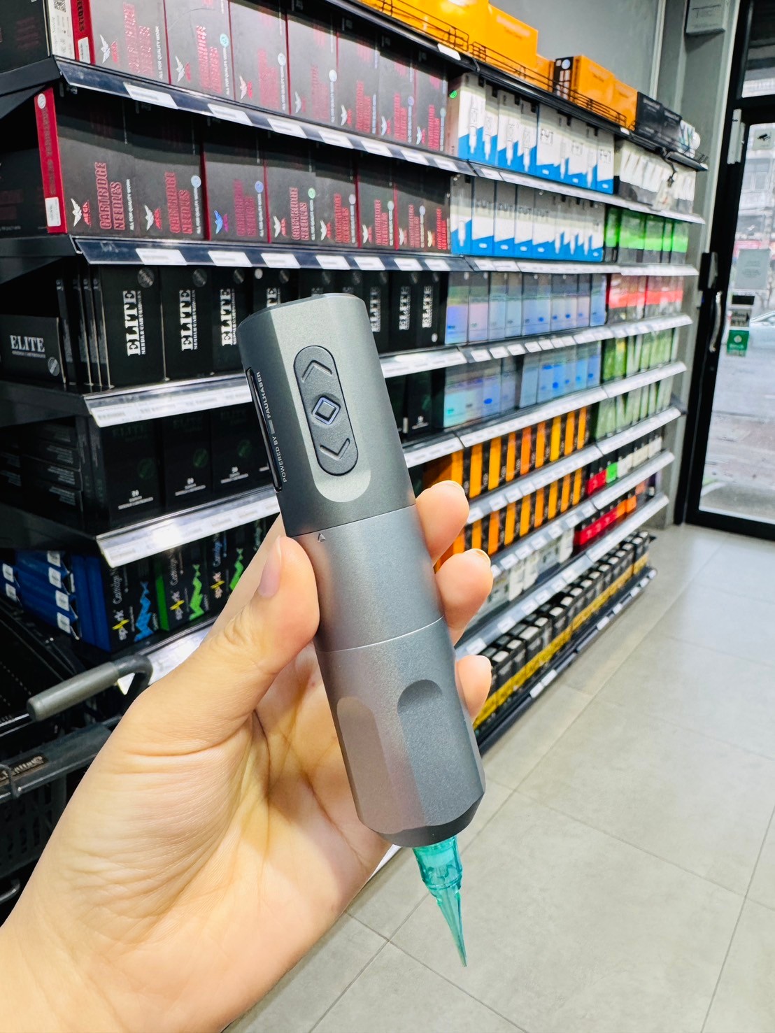 เครื่องสักปากกาไร้สาย AI เครื่องสักปากกาไร้สาย SKTECH STEAM ONE AI