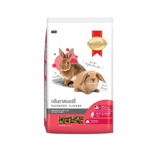 Smartheart อาหารกระต่าย สูตรราสเบอรี่ 1kg