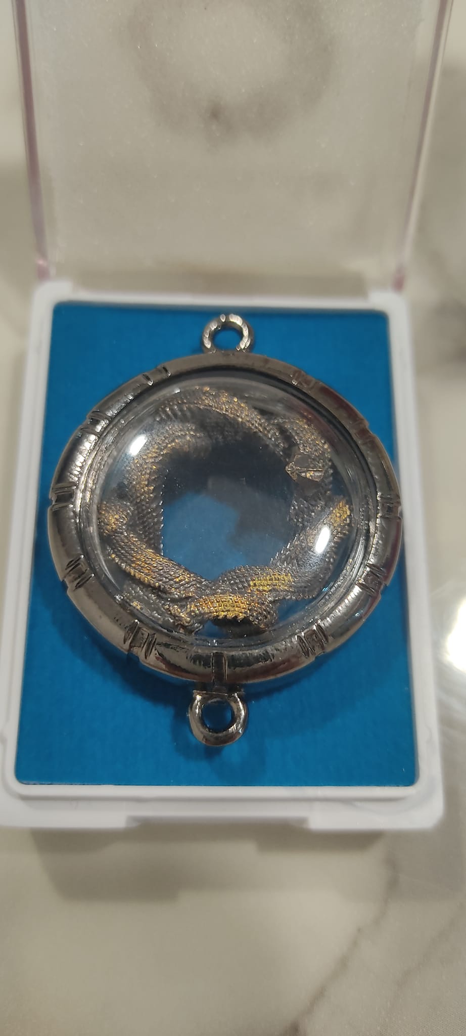 บ่วงนาคบาศ งูกินหาง นาคดำกาฬสินธุ์ หลวงปู่ศิลา (พร้อมส่ง)