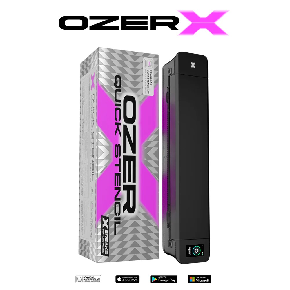 เครื่องลอกลาย OZER X เครื่องลอกลาย OZER X BLUETOOTH TATTOO OZER QUICK STENCIL PRINTER