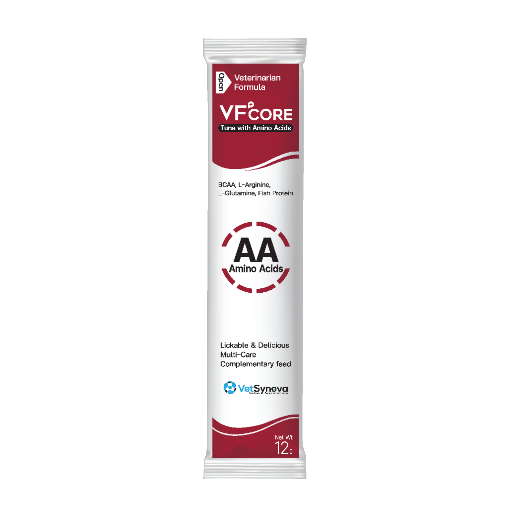 VF+core AA เสริมสร้างกล้ามเนื้อ 12 กรัม (สุนัขเเละแมวทานได้)