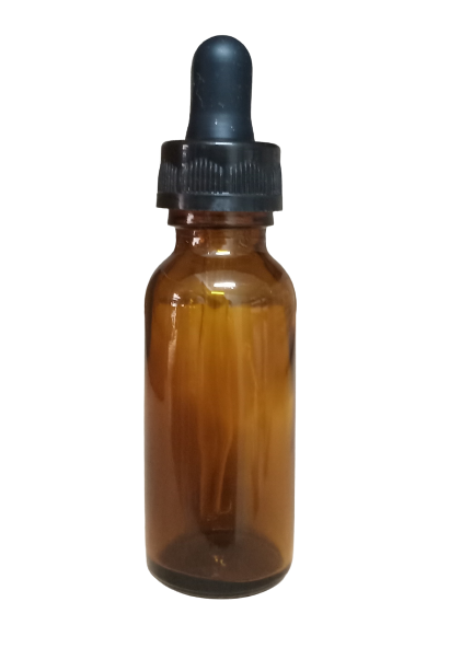 ขวดสีชาพร้อมจุกหยดสีดำ 30 ml Amber Dropping Bottle