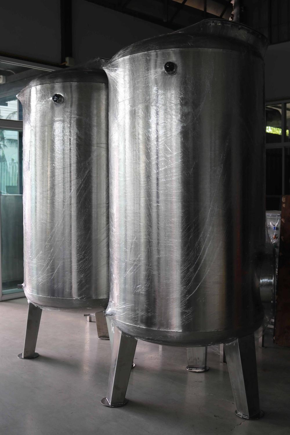 ถังกรองสแตนเลส18นิ้วหนา2มม