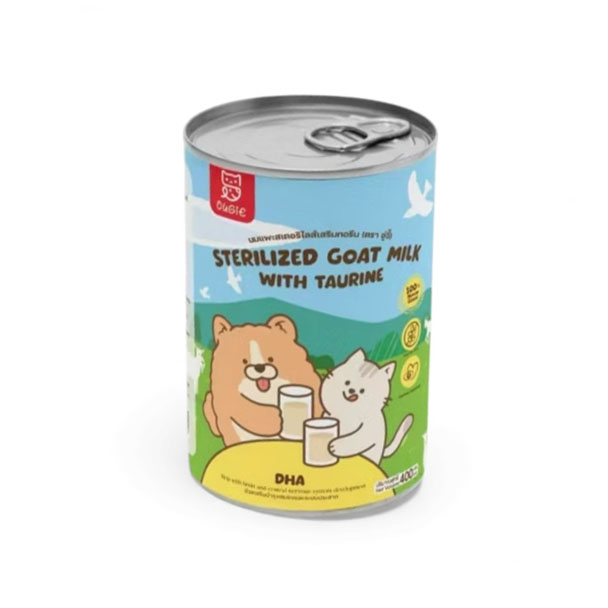 OUGIE นมแพะสเตอริไลส์ 400 ml.