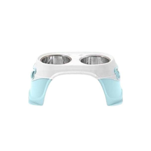 RC / AR3422 / ชามข้าวสุนัขแบบมีขาตั้ง - สีฟ้า