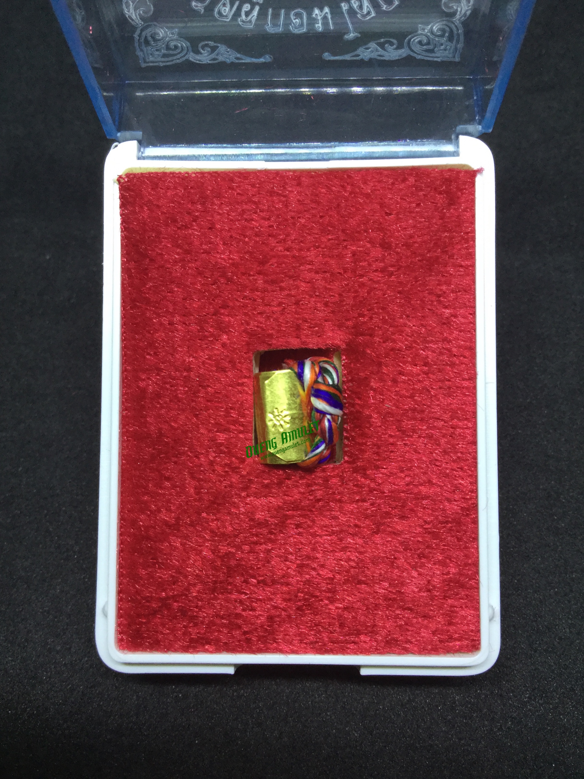 ตะกรุดลูกอมโลกธาตุ เนื้อทองคำ พระมหาสุรศักดิ์ วัดประดู่พระอารามหลวง กล่องเดิม