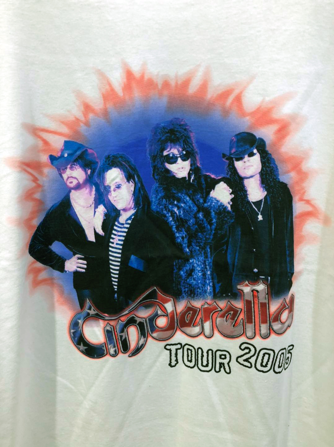 เสื้อวง Cinderella Usa Tour ปี 2005 Size L สินค้าลิขสิทธิ์แท้ 100%