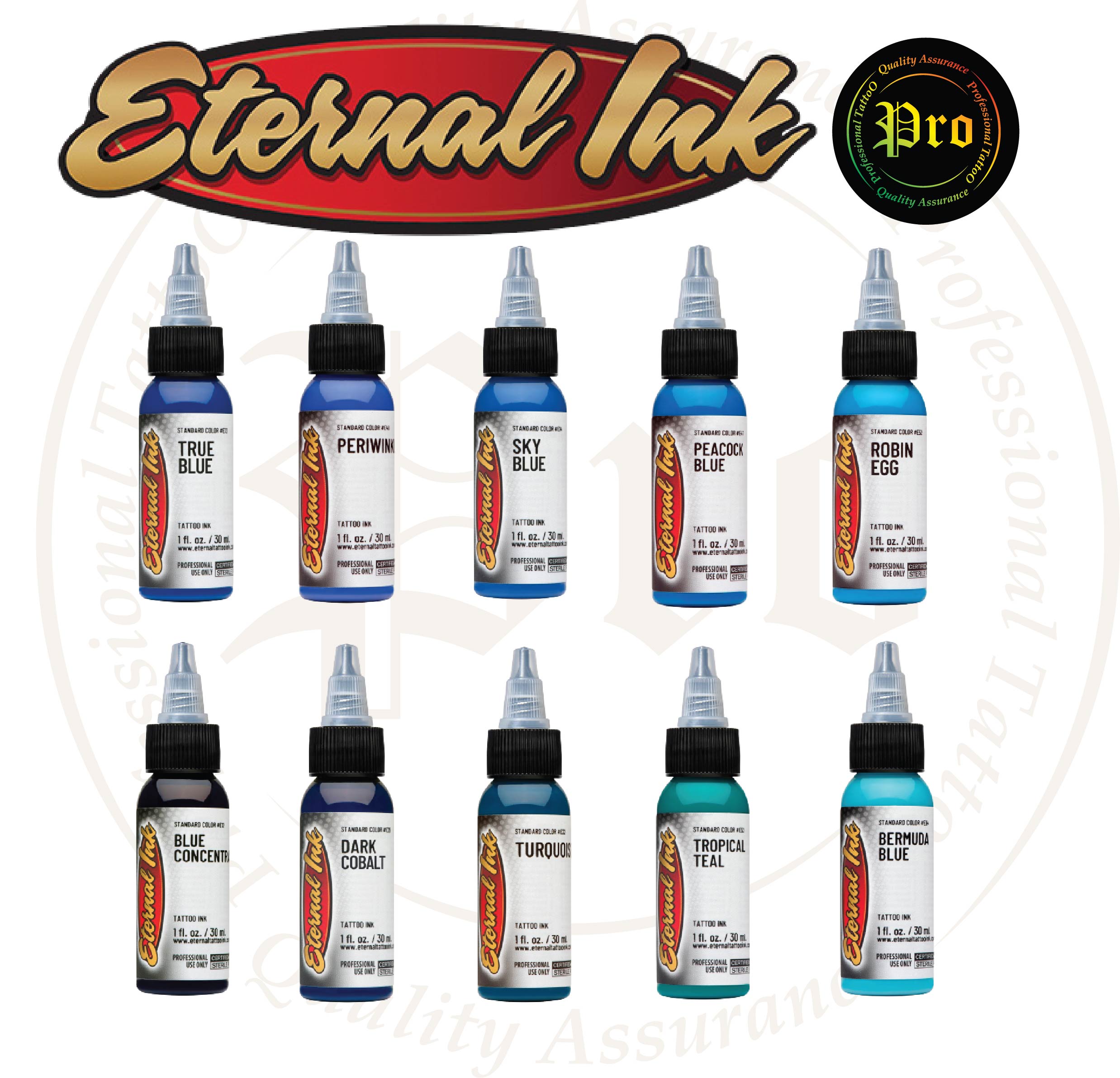 ETERNAL TATTOO INK สีสัก ETERNAL TATTOO INK 1oz หมึกสักอีเทอนอล 1 ออนซ์ 1 ออนซ์