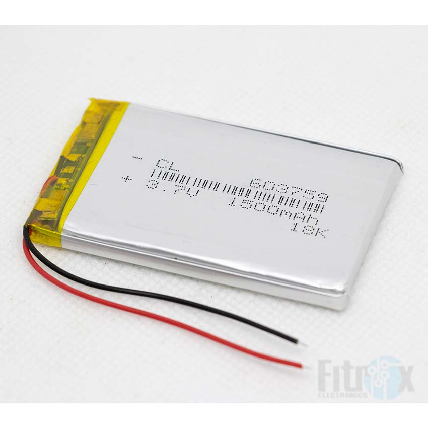 3.7V 1500mAh Li-Ion Battery