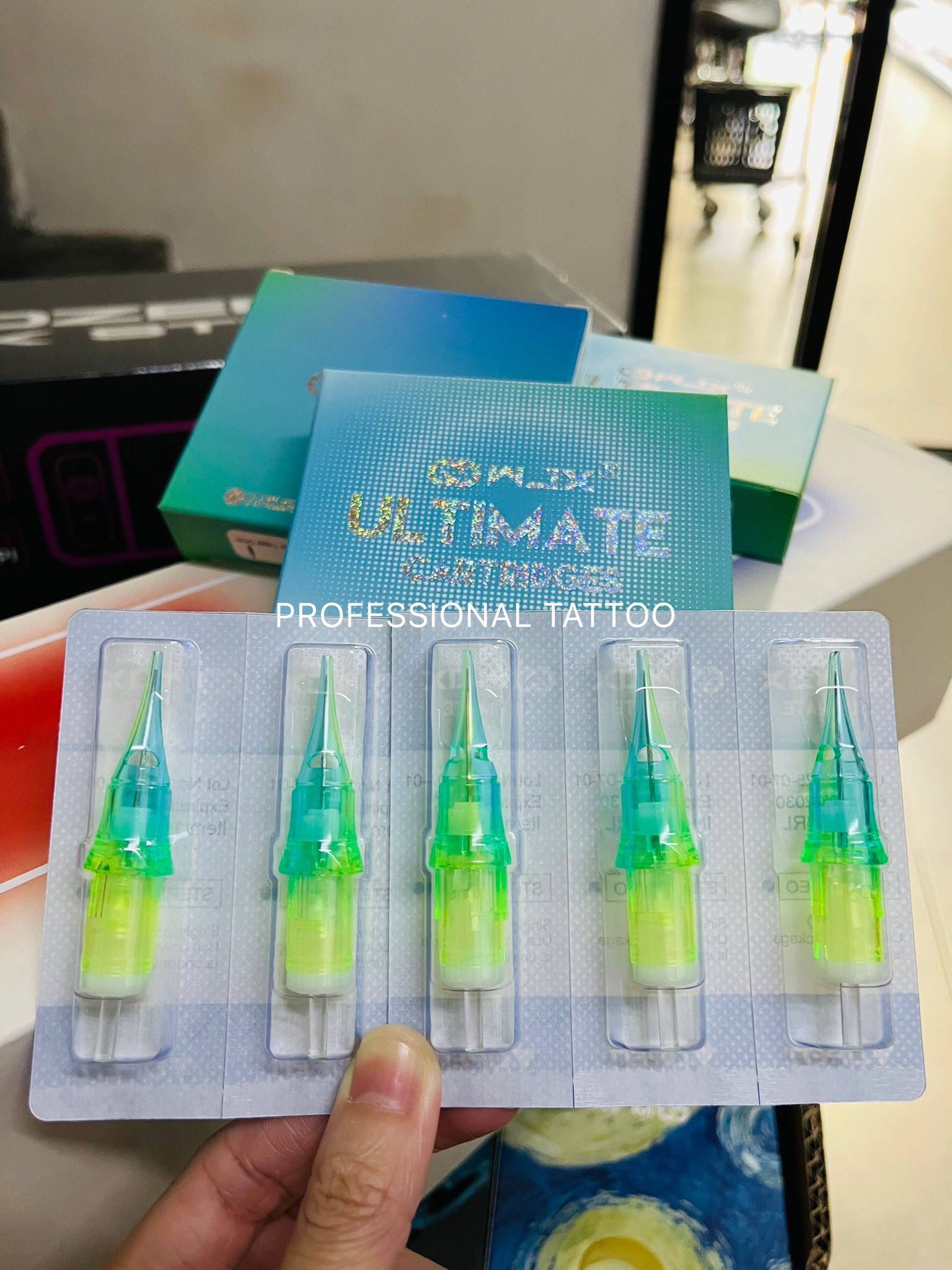 WJX ULTIMATE Tattoo Cartridges Needles บรรจุ 5 pcs/box WJX ULTIMATE Tattoo Cartridges Needles บรรจุ 5 pcs/box